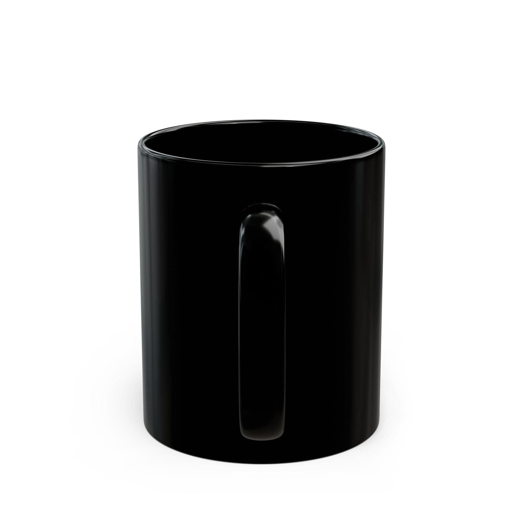 Unicorn Hunter Mug - Fun Black Coffee Cup for Fantasy Fans