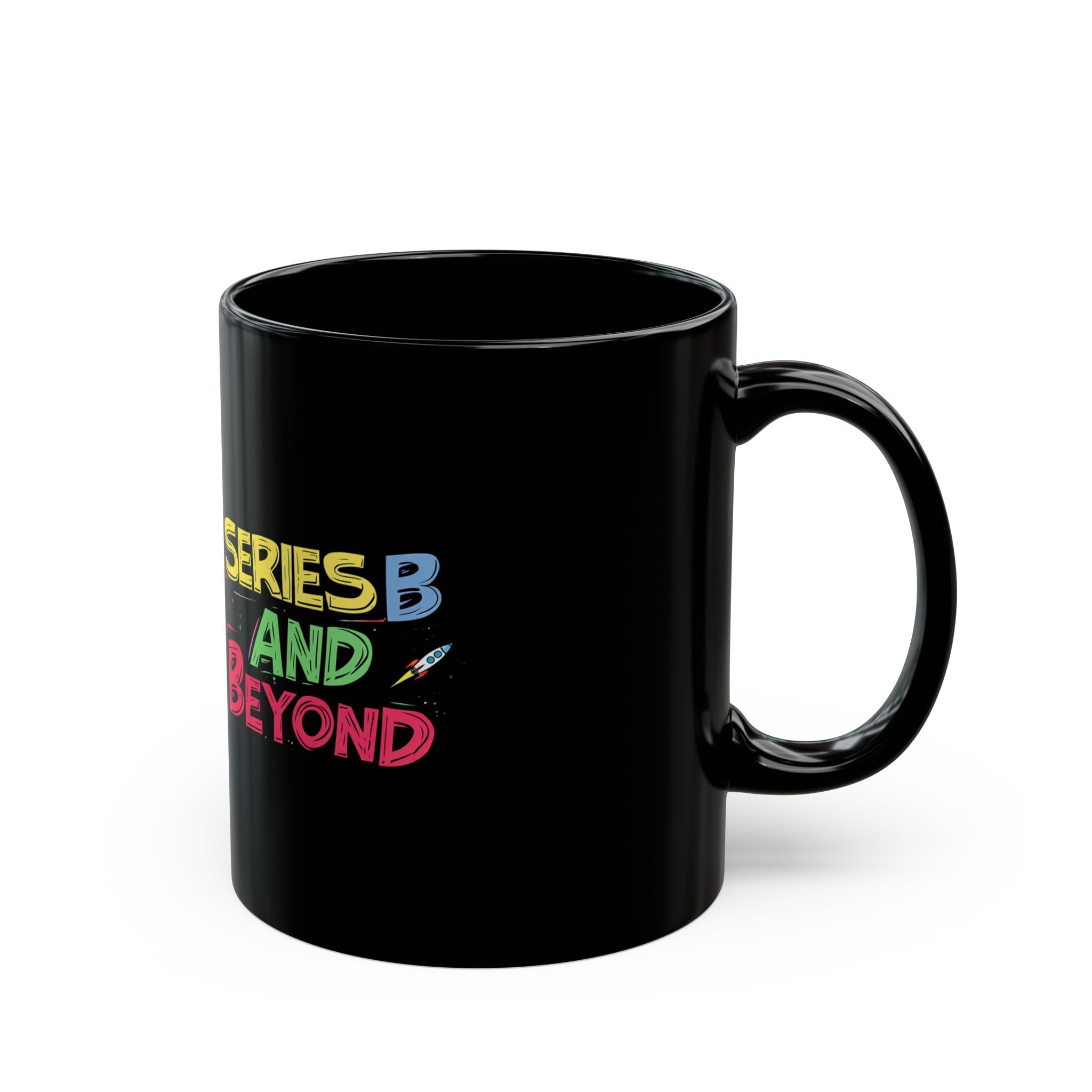 Unicorn Hunter Mug - Fun Black Coffee Cup for Fantasy Fans