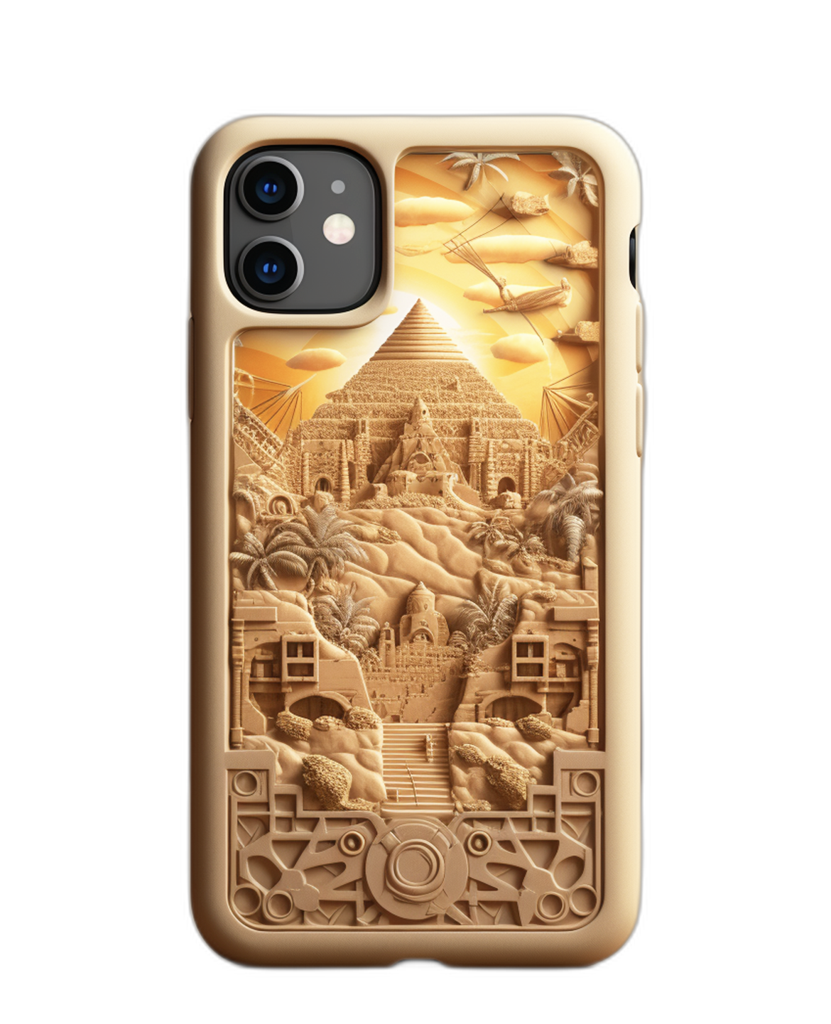 Pyramid Sunset - iPhone 15 Cases & More - Brixxa